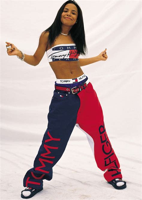aaliyah and tommy hilfiger